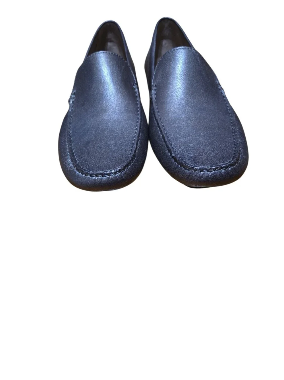 Men's Donald J. Pliner Black Leather Slip-On Loafers | Size 10
